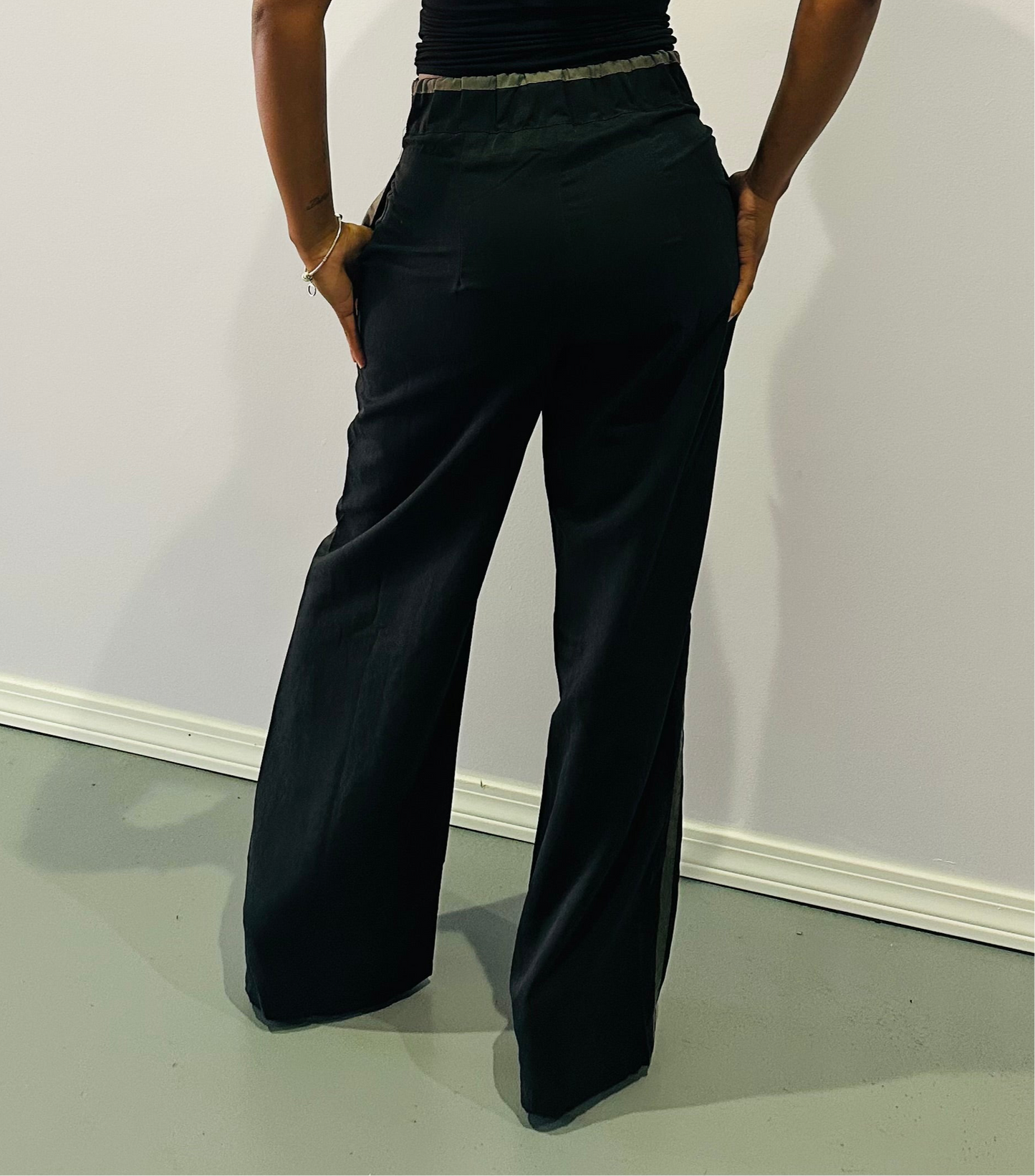 Color Block Trouser Pant