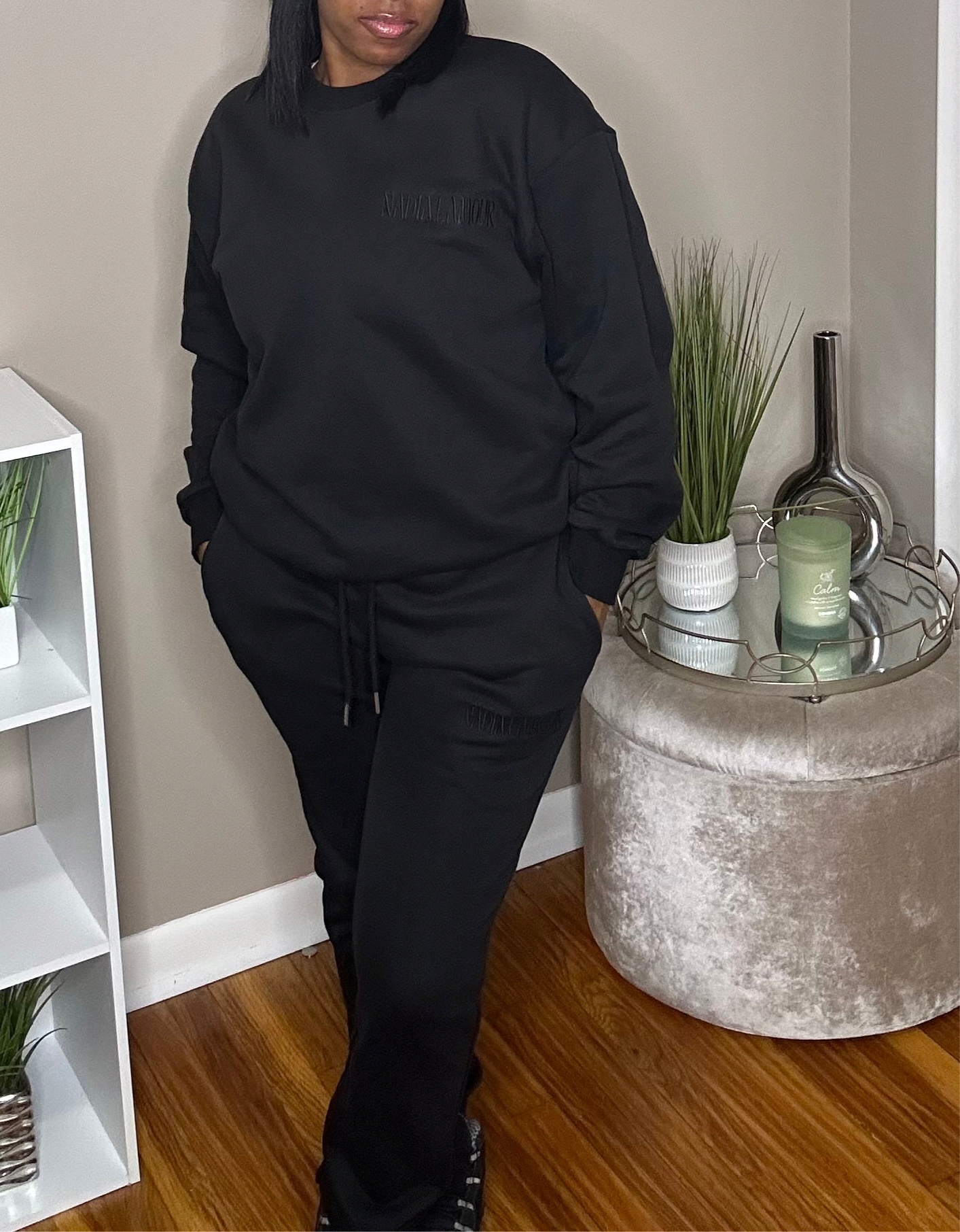 New Signature Crewneck Jogger Set