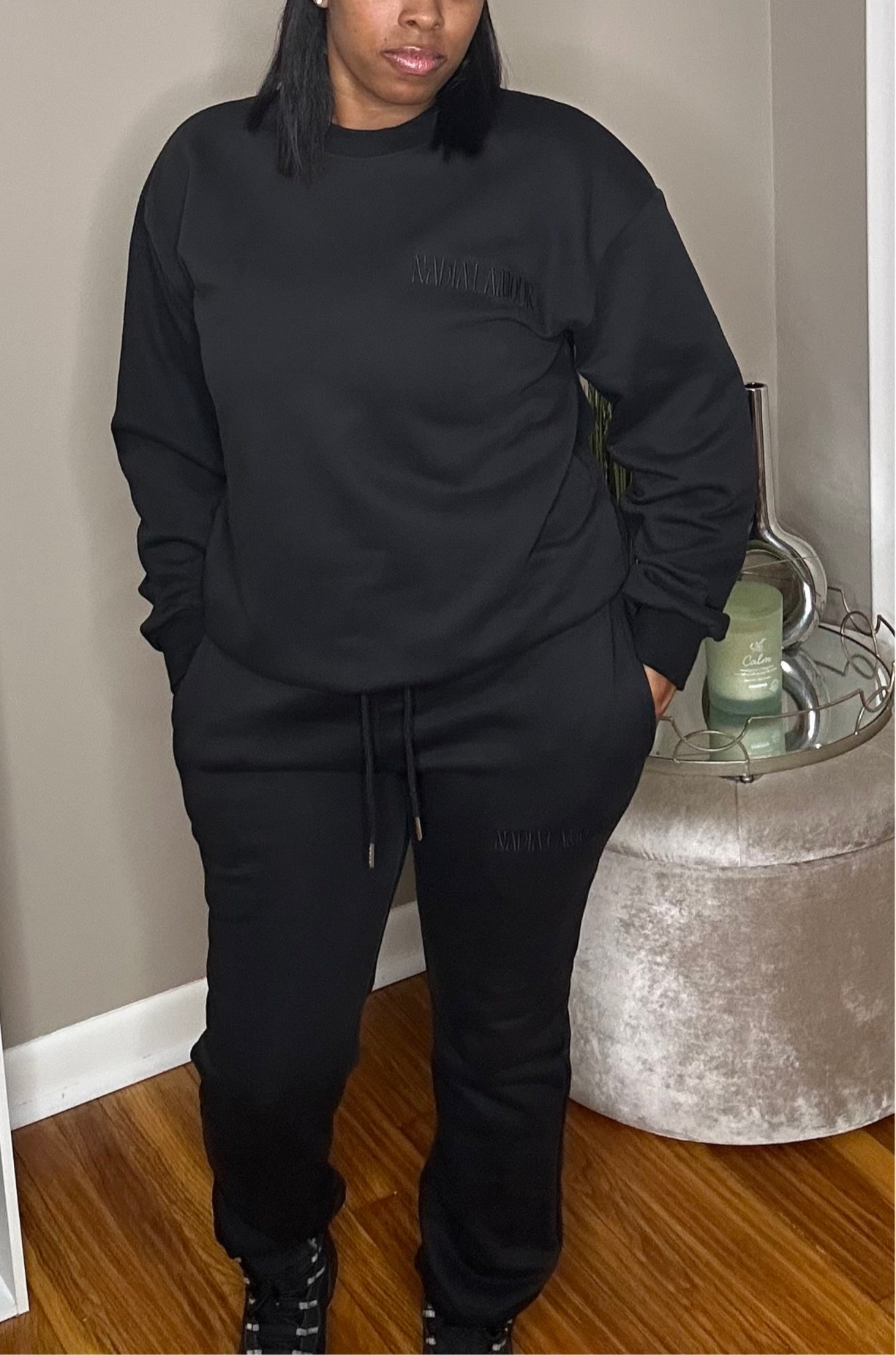 New Signature Crewneck Jogger Set
