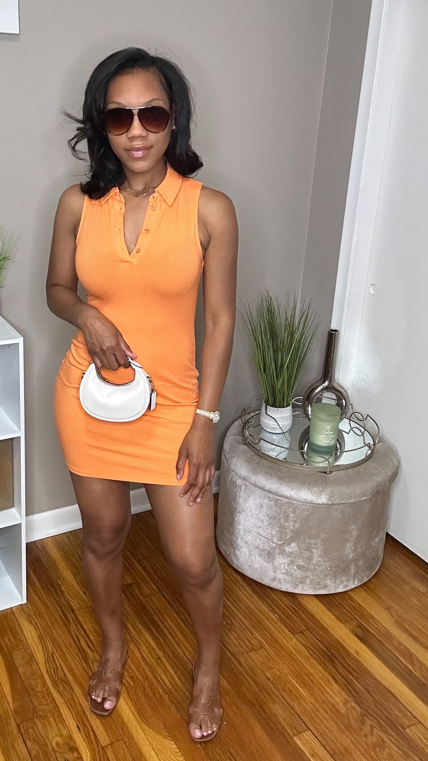 Mini Ribbed Dress