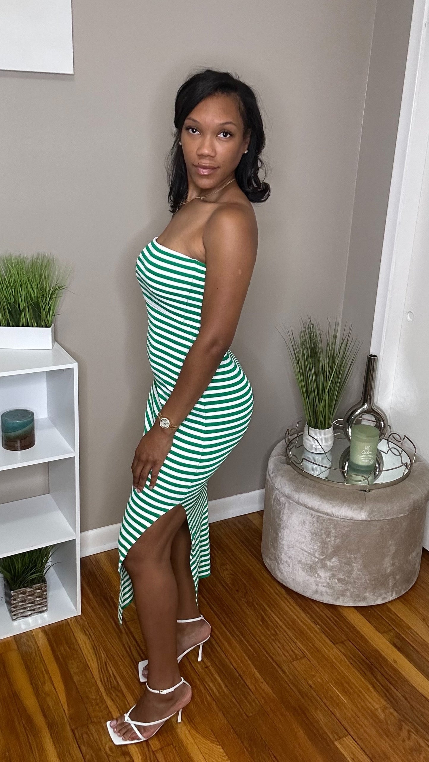 Striped Up Tube Dress