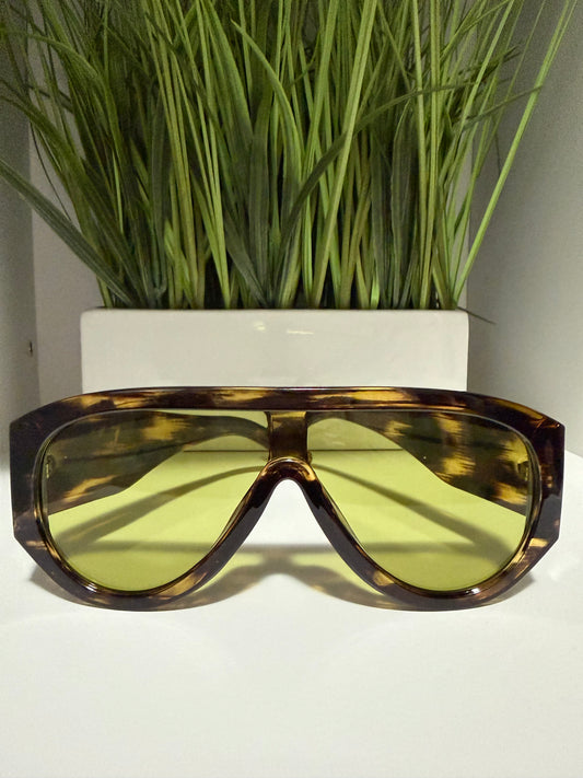 Large Leopard Sunglasses