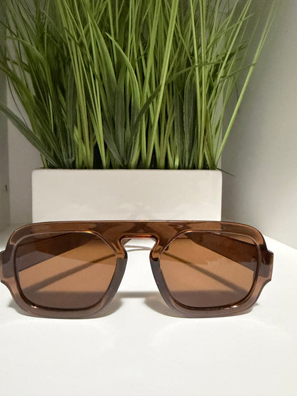 Retro Aviator sunglasses