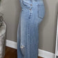 Denim Wide Leg Pant