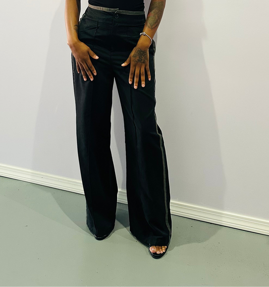 Color Block Trouser Pant