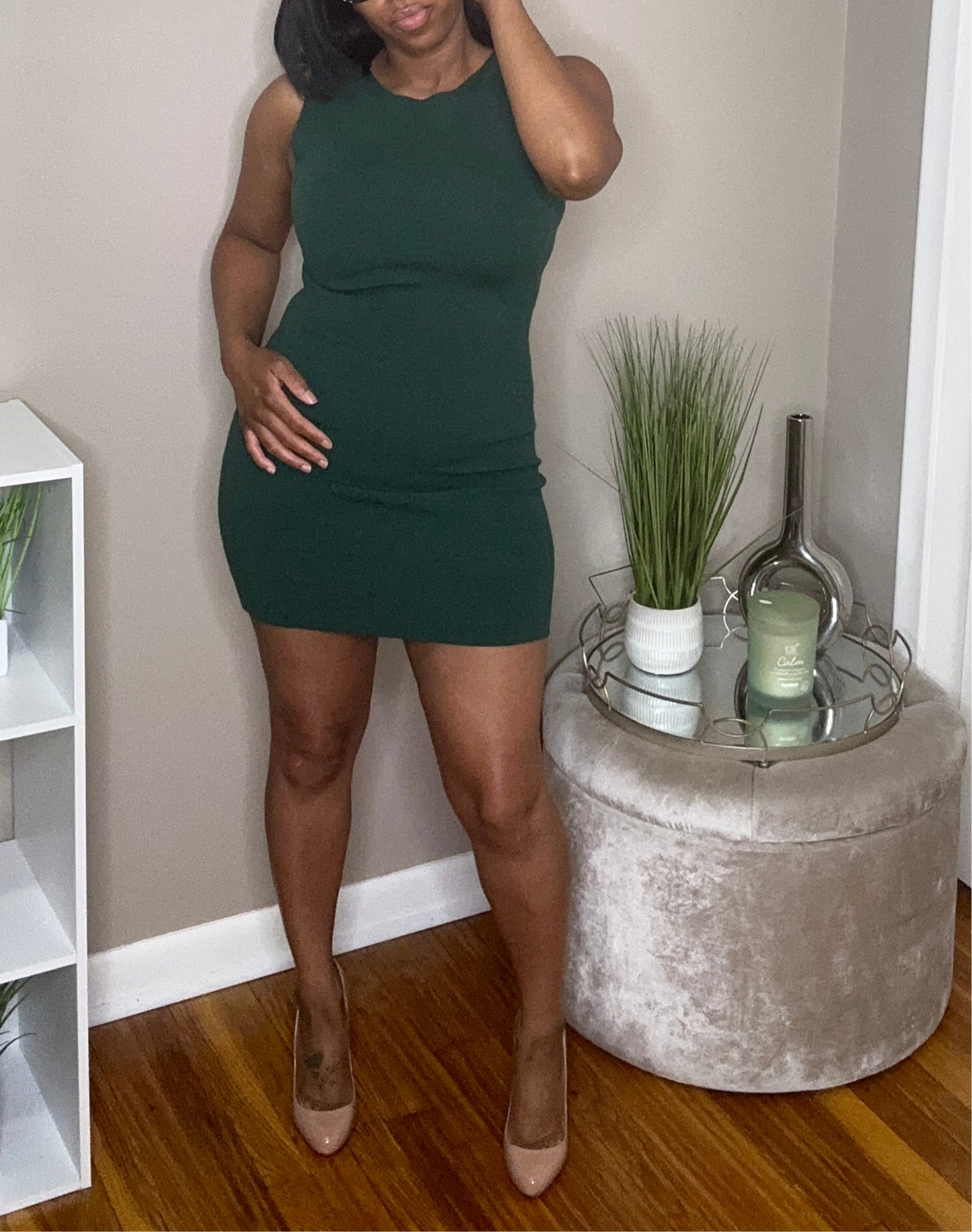 Laser Cut Body-con Dress