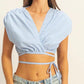 Stripped Cropped Top
