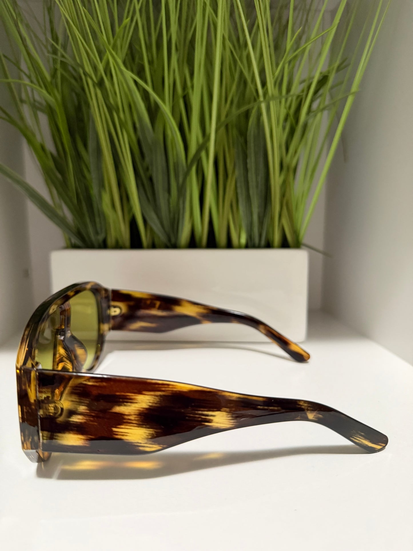 Large Leopard Sunglasses