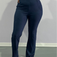 Ribbed Flare Pant
