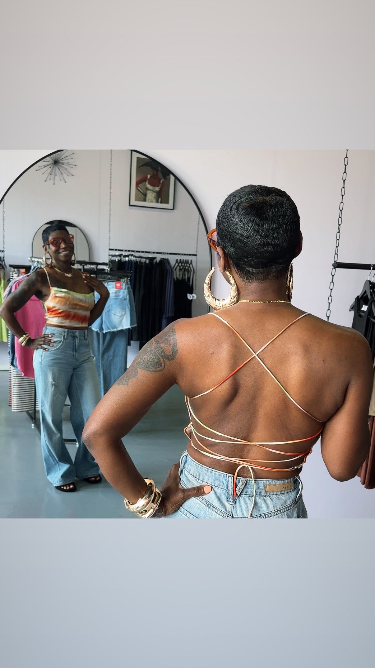 Sunset Halter Top