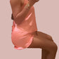 "Tie Me" Coral Pajama Set