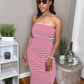 Striped Up Tube Dress