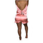 "Tie Me" Coral Pajama Set